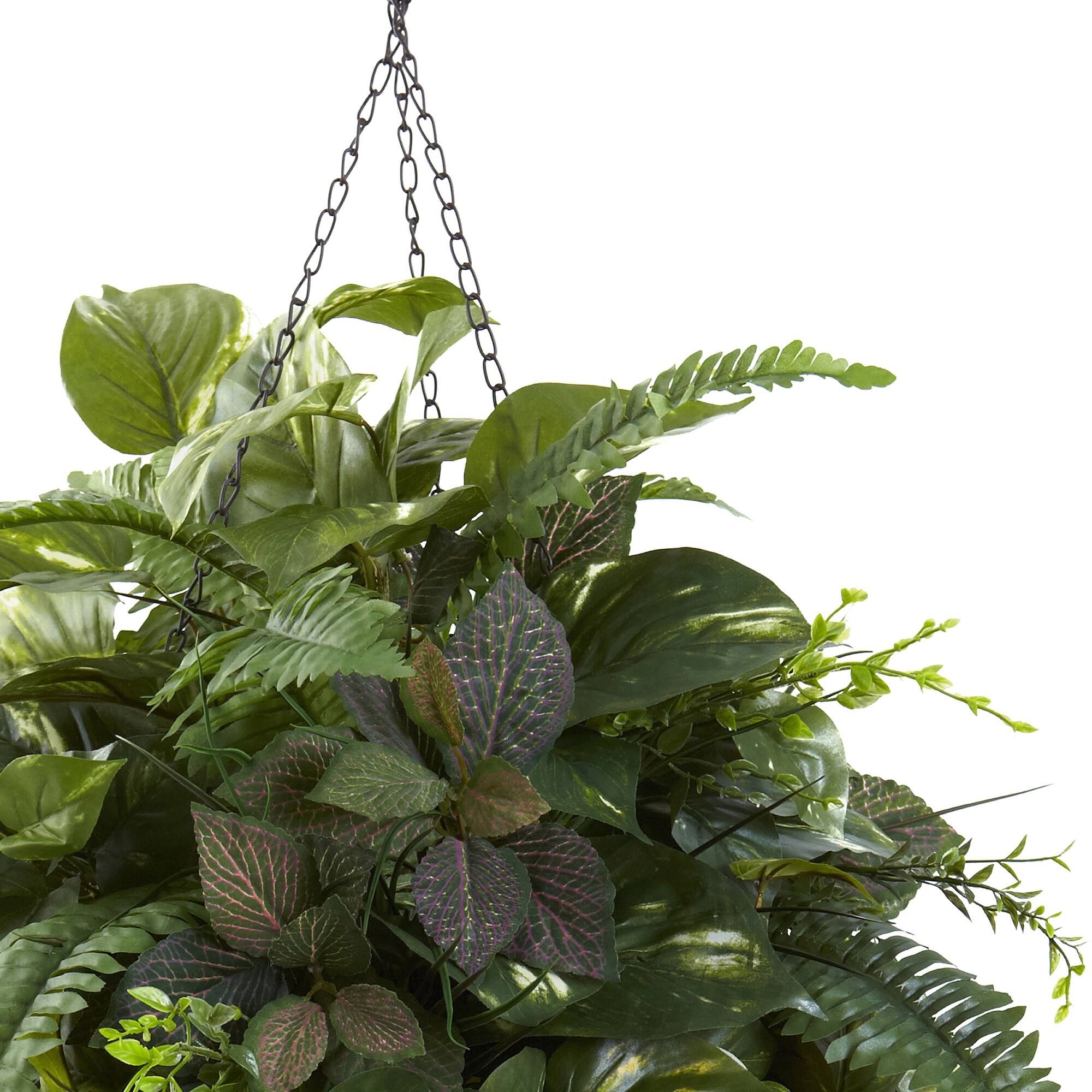 3ft. Mixed Green Vines in Cone Hanging Basket